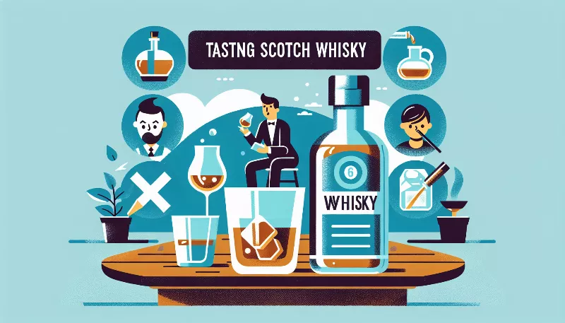 What are some common mistakes to avoid when tasting Scotch whisky for the first time?